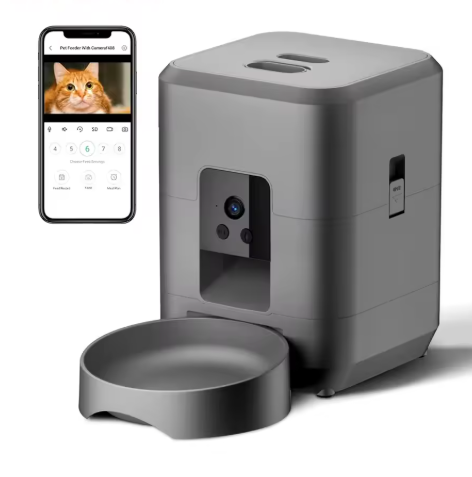 Comedouro Automático Inteligente para Pets Com Câmera Wi-fi com Controle por App – 2L