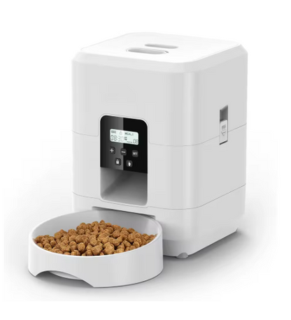 Comedouro Automático Inteligente para Pets Controle por Botão ou via App Wi-fi – 2L